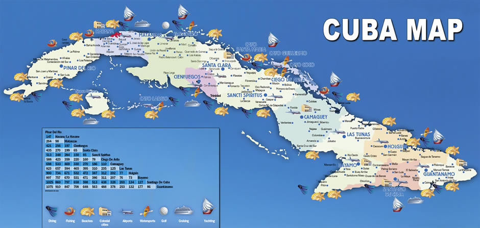 Santiago de Cuba map